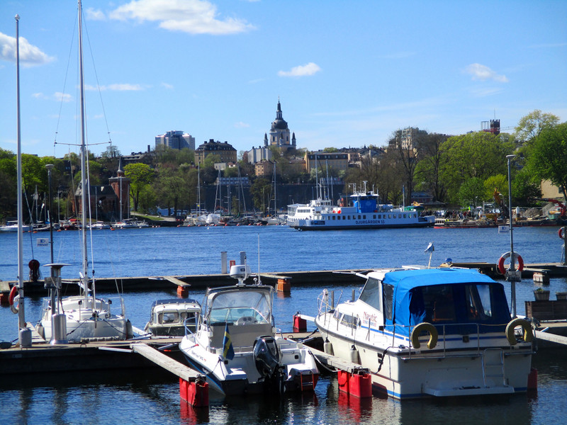 View from marina in Djurgården