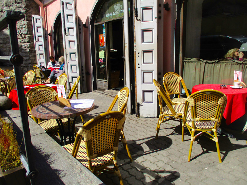 Cafe terrace in Old Town