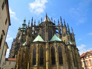 Rear facade, St. Vitus Cathedral