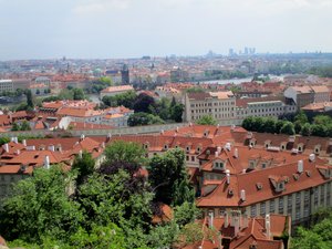 Prague viewed from castle