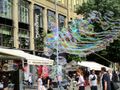 Bubbles on Wenceslas Square