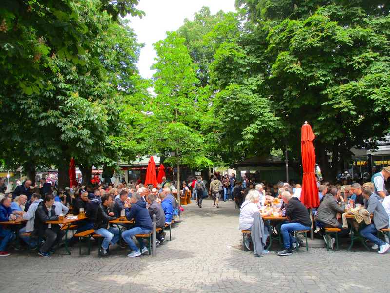 Beer garden near Viktualienmarkt