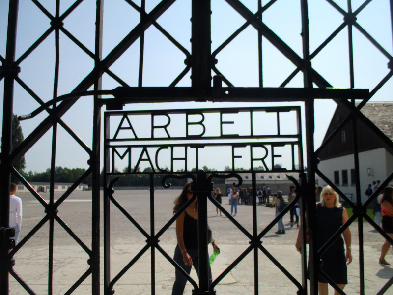 Main entry to Dachau