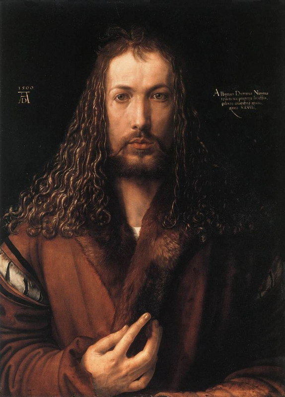 Self-Portrait with Fur-trimmed Robe