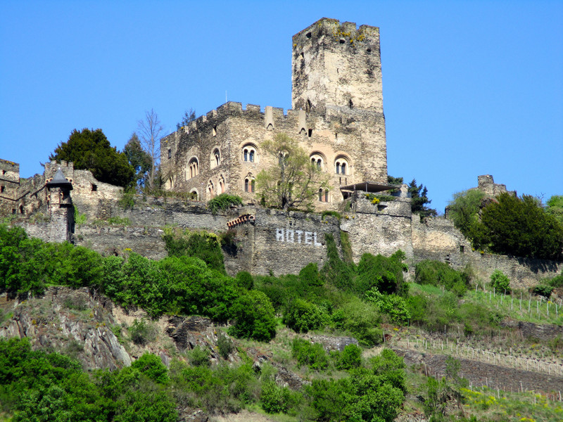Castle on the Rhine River