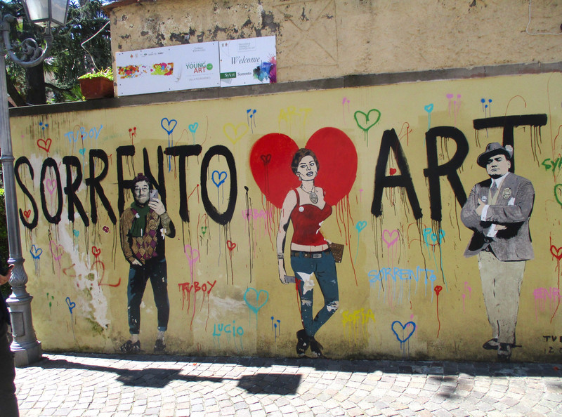 Graffiti near Villa Comunale