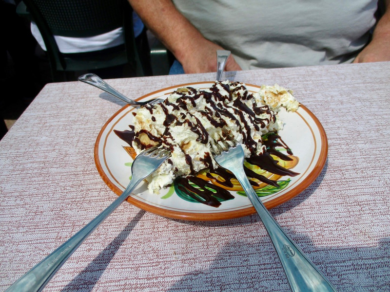 Dessert at Antico Borgo
