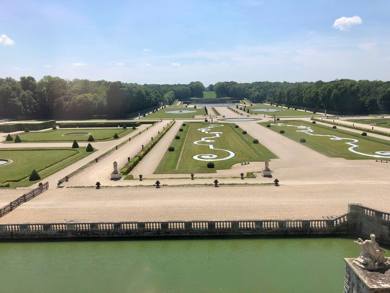 Gardens from interior of the château