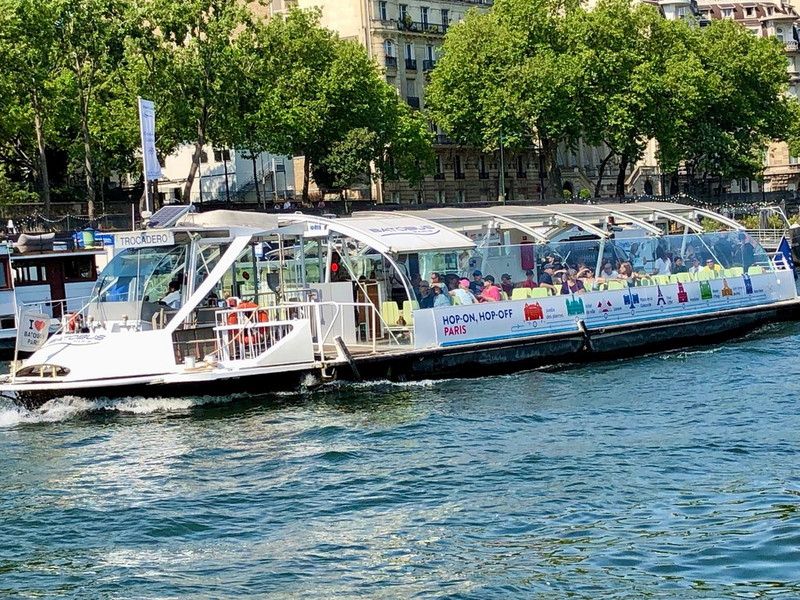 Cruise boat on the Seine