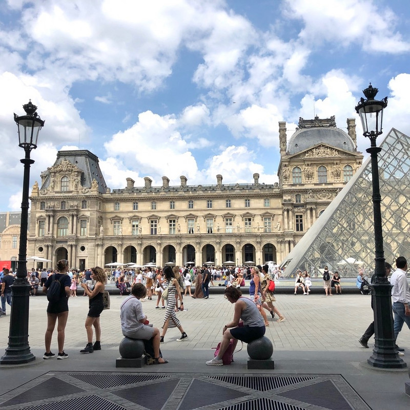 Courtyard of Louvre