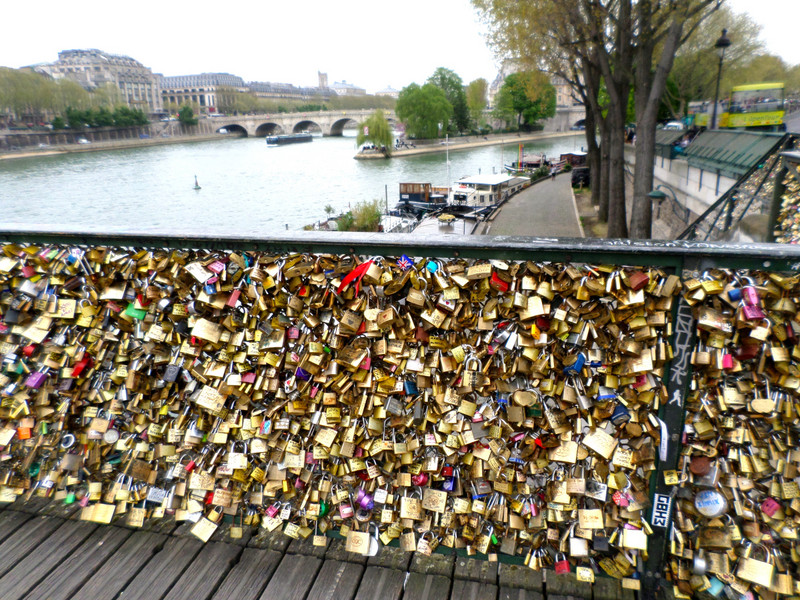 Lovelocks on Pont des Arts