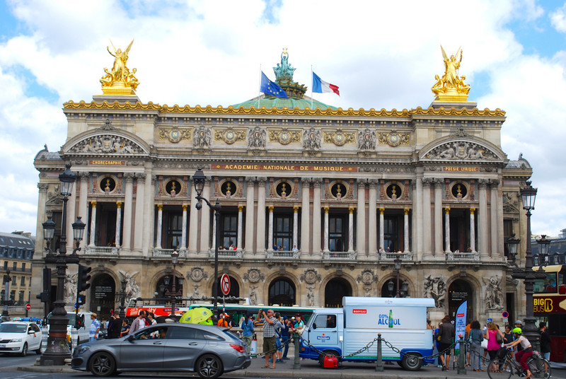 Façade of the Palais Garnier opera house