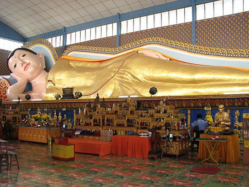 Thai Temple Reclining Buddha