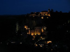Rocamadour at night