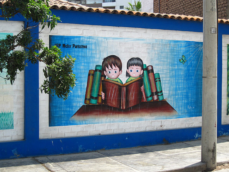 Street Art outside local school