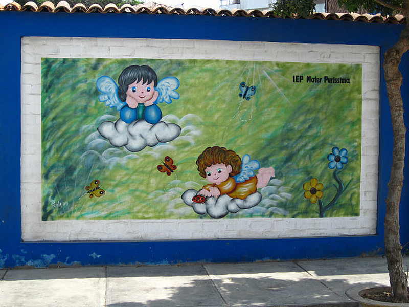 Street Art outside local school