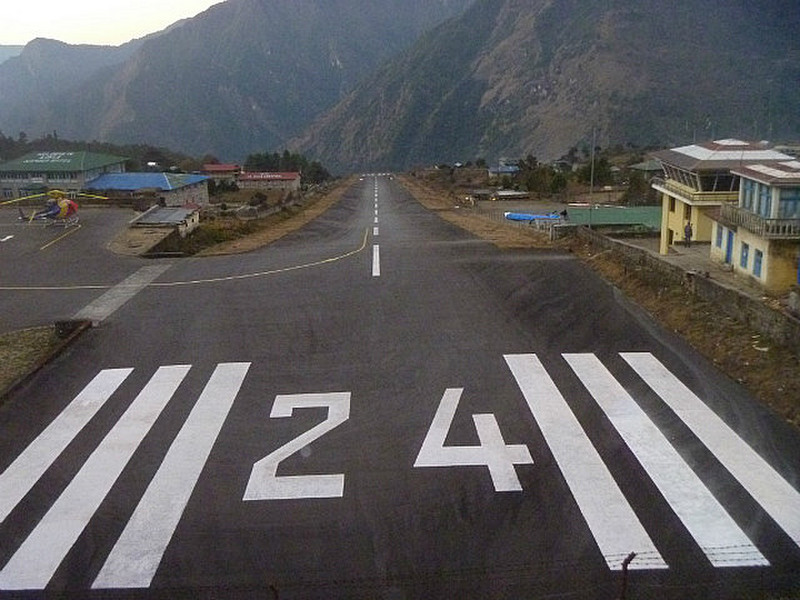 Lukla &quot;the most dangerous airport in the world&quot;.