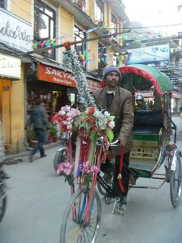 Rickshaw in Thamel
