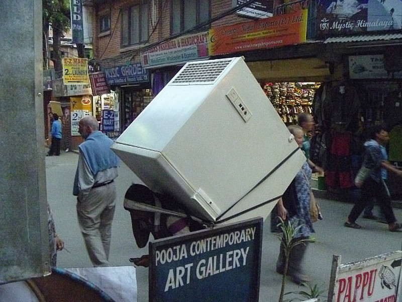 One way to deliver the freezer (Thamel)