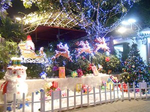 Christmas lights in Hanoi