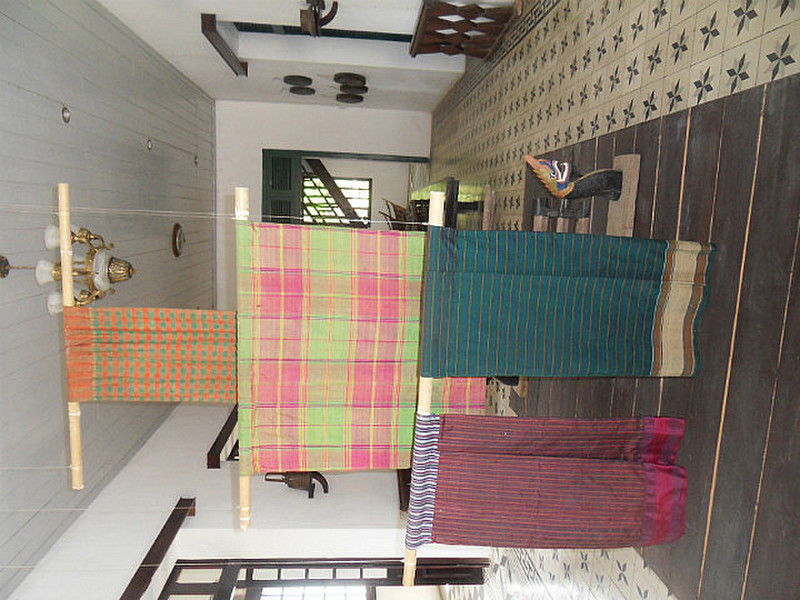 Textiles in museum