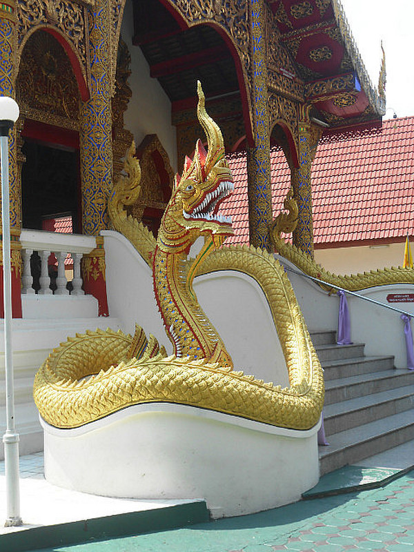 Snake detail at entrances