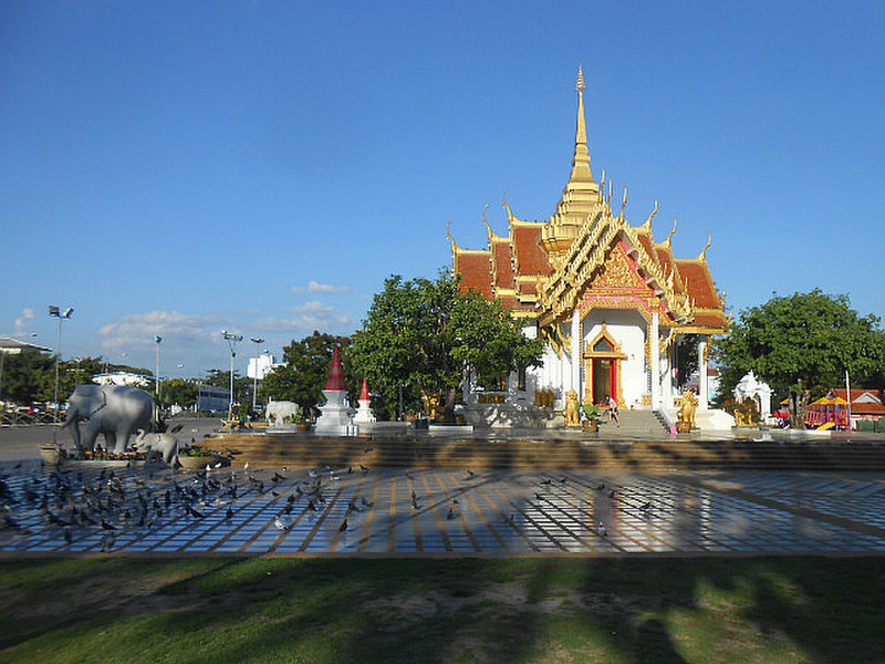 Temple in park