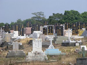 Chinese gravestones