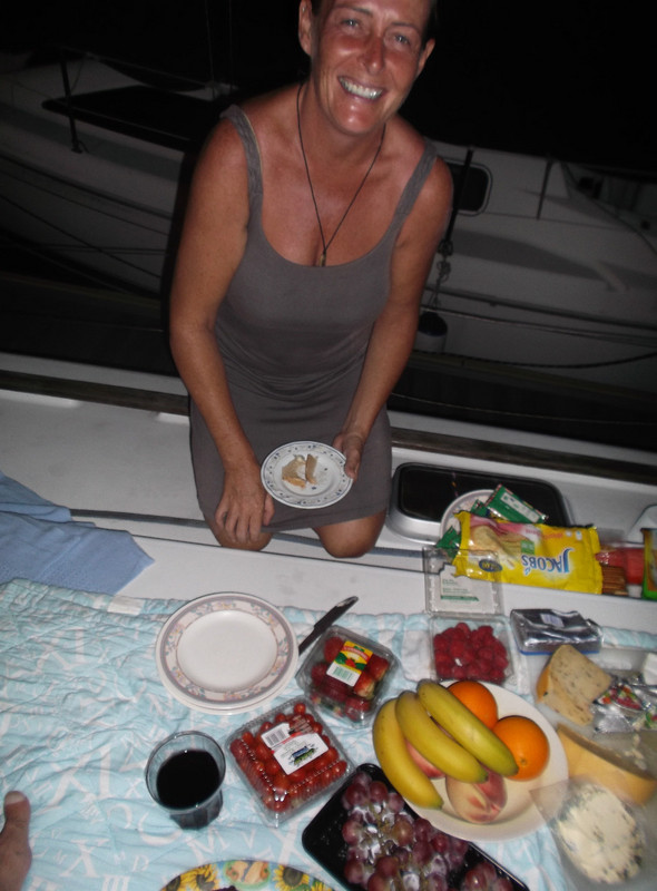 Dinner on board
