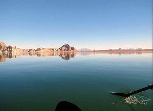 Beautiful Day Kayaking Lake Powell
