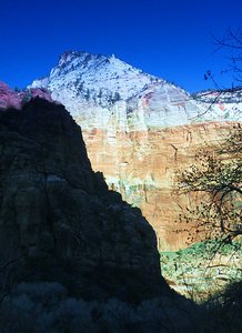 Sunny Winter&#39;s Day in Heavenly Zion