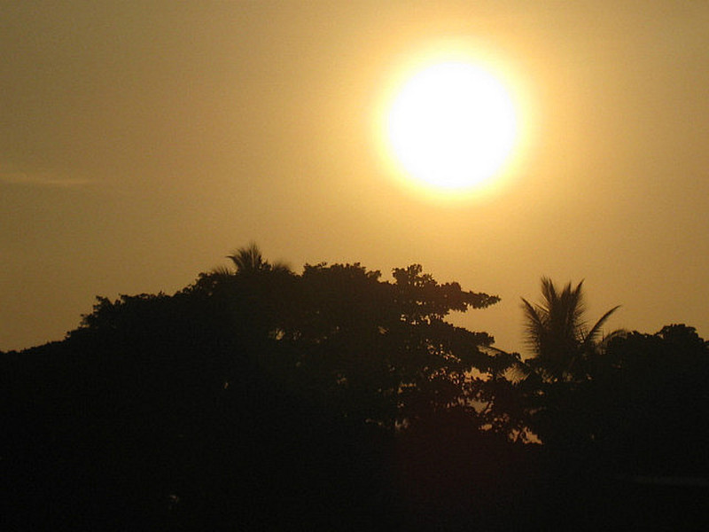 Sunrise from  Cabinas Jiminez