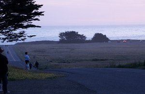 View from Mendocino at Sunset