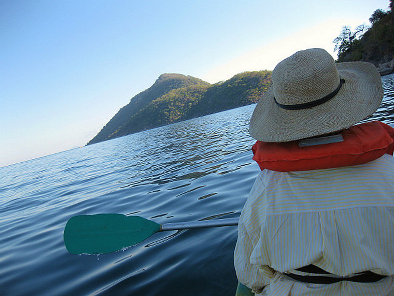 adventures by kayak at Cape Maclear