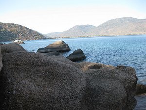 adventures at Cape Maclear by kayak