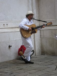 Street Musician in Venice