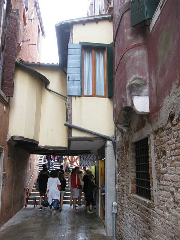 lovely  narrow streets heading to our place