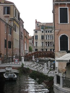 view from bridge by Calle dei Preti
