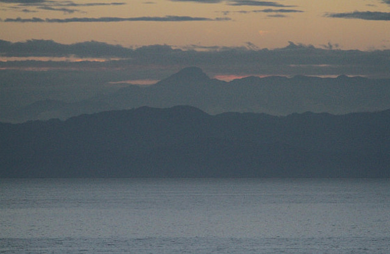 View of the Mainland from the Nicoya Peninsula