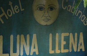 Luna Llena -- old sign for