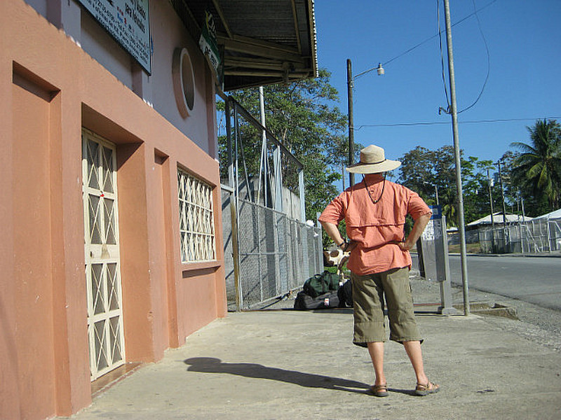 bus station at Puerto Jimenez