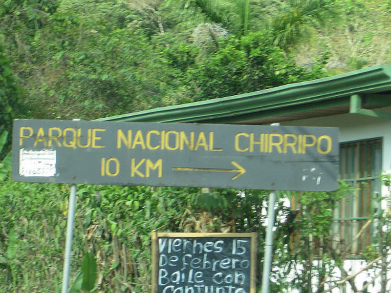 San Gerardo de Rivas is at base of Chirripo