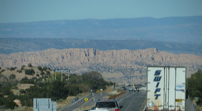 Route from Santa Fe to Abiquiu
