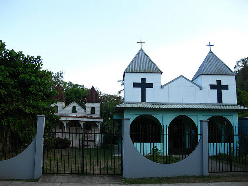 The new and the old Churches of Tambor
