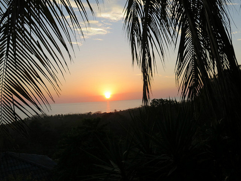 Sunset from  Brisas del Mar in Santa Teresa