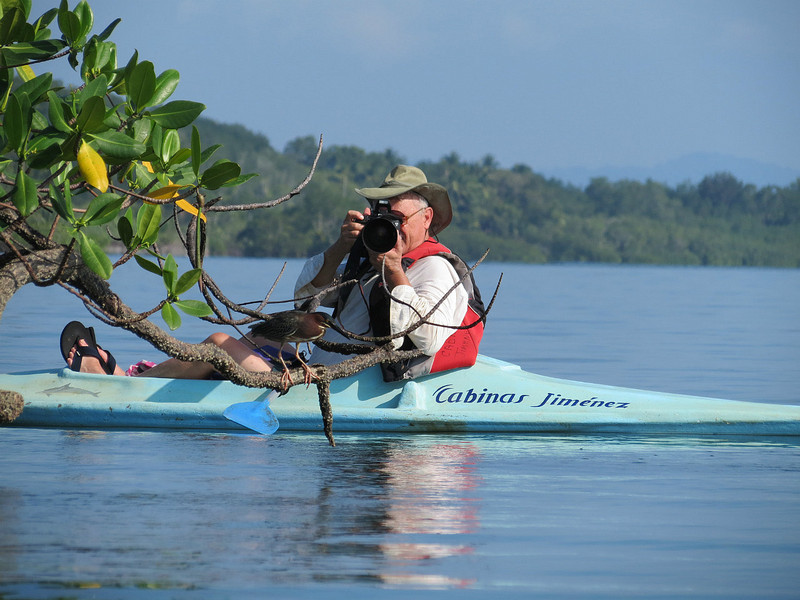 Morning kayaking from Cabinas Jiminez