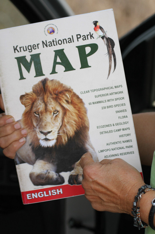 Where to next ?  Map guides of Kruger NP