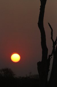 Sunset iover the  Kruger