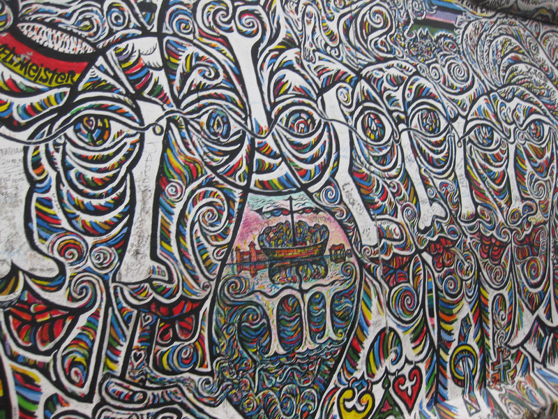 mural on Berlin Wall