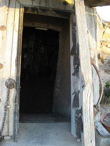 the door into La Kiva